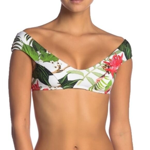 Vitamin A Other - Vitamin A Baja Botanical Off-The-Shoulder Bikini Top